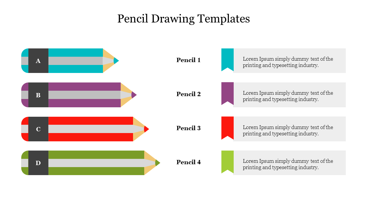 Pencil Drawing Templates